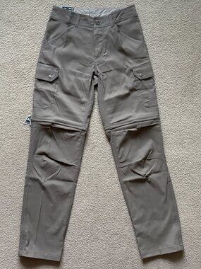 KUHL Renegade Convertible Cargo 30x34 Full Fit Softshell Quick Dry Khaki NWT